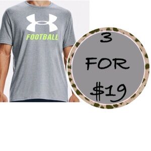 3/$19 Under Armour Football T-shirt